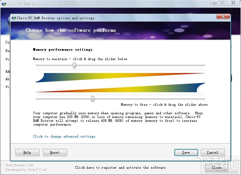 Chris-PC RAM Booster,RAM Booster,内存清理优化,内存清理